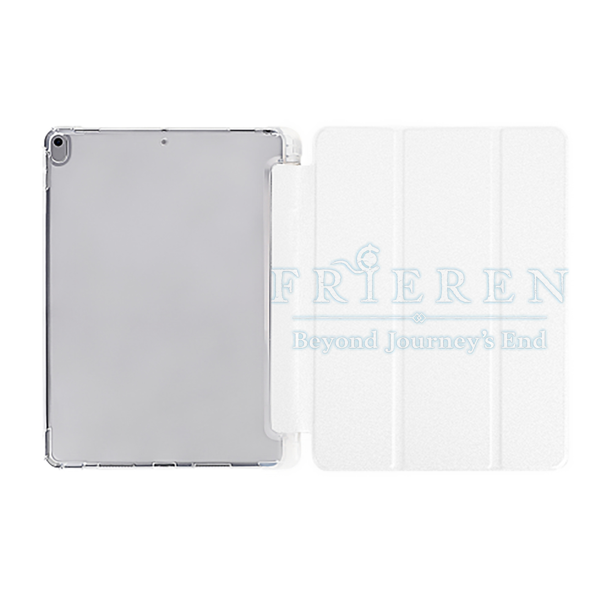 （画像用） 葬送のフリーレン Frieren IPad ケース ペン収納付き 三つ折りスタンド PUレザー×シリコン 対応機種9.5/10.5/10.9インチ